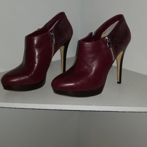 Michael Kors snakeskin & leather ankle boots